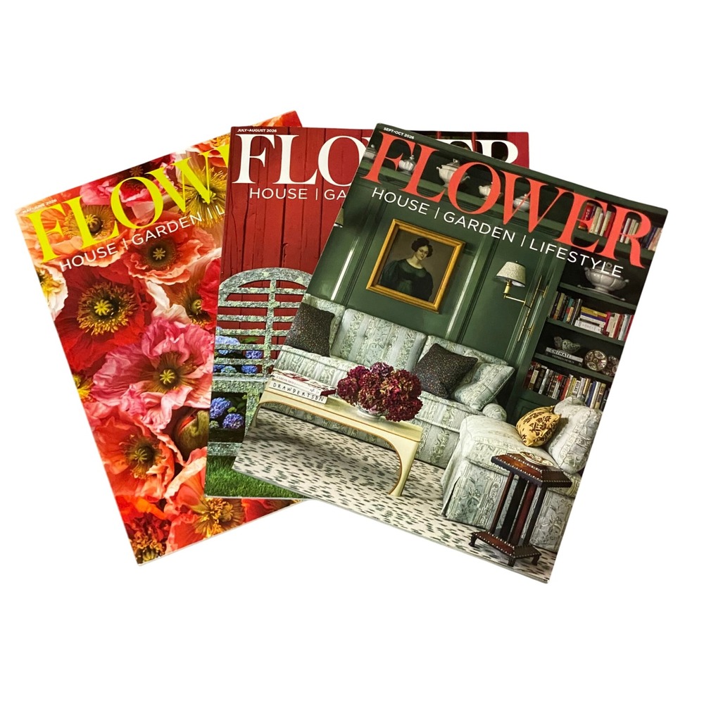 Flower Magazine Bundle Lot 3 May - October 2026 House Garden Lifestyle